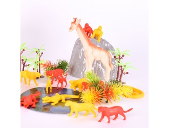 Set cu mini figurine Animale Salbatice Fun Banka 38 el.