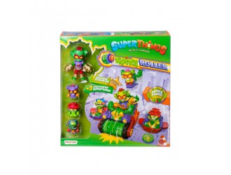 Set de joaca Spike Roller cu figurine SuperThings seria Kazoom Kids S1