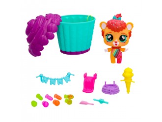 Set de joaca surpriza cu figurina si baloane Confetti Party Bubiloons-Bubi