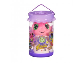 Jucarie de plus Licurici Roz cu timer, sunete si lumini Glowies