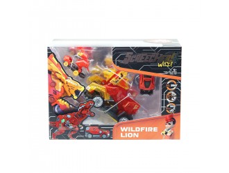 Set masina-transformer Screechers Wild! S4 L3 Wildfire Lion