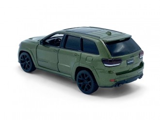 Macheta auto Jeep Grand Cherokee Trackhawk, 1:36, Green, TAYUMO Mecanism pull-back, sincron