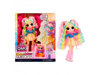 Papusa L.O.L. Surprise! O.M.G. Sunshine Makeover - Bubblegum DJ