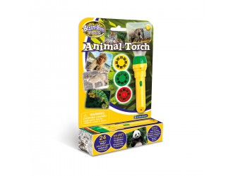 Lanterna-Proiector Lumea Animalelor cu 3 discuri - 24 imagini Brainstorm Toys
