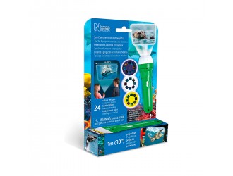 Lanterna-Proiector Animale Marine cu 3 discuri - 24 imagini Brainstorm Toys