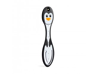 Lanterna- Semn de carte flexibil Pinguin culoare alb-negru Flexilight
