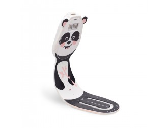 Lanterna- Semn de carte flexibil Panda culoare alb-negru FlexiligRechargeable, USB