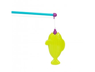Set de joaca Pescuitul Magnetic S2 cu 2 undite si 4 figurine pesti Battat (in plasa)