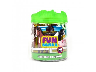 Set cu mini figurine Animale Domestice Fun Banka 56 el.