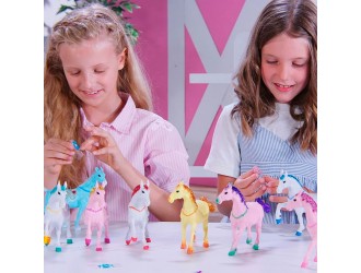Figurina surpriza Calut Stralucitor cu cristale adezive, diverse modele