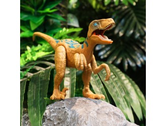 Jucarie dinozaur Velociraptor cu suntete Dinos Unleashed seria Realistic S2