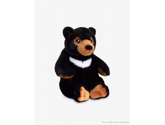 Jucarie de plus Urs Negru Keeleco 25cm