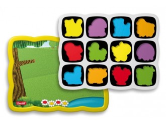 Puzzle magnetic dublu Smart Puzzle Farm 13 el. Quercetti