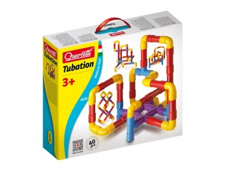 Set de constructie tuburi 40 el. TUBATION Quercetti