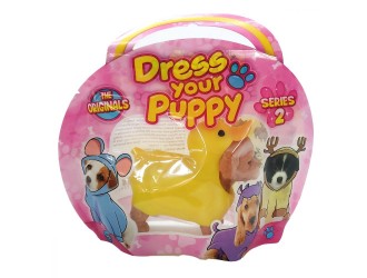 Jucarie stretch surpriza Catel costumat Dress Your Puppy S2 Poodle rata