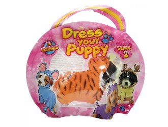Jucarie stretch Catel costumat Dress Your Puppy S2 Border Collie tigru