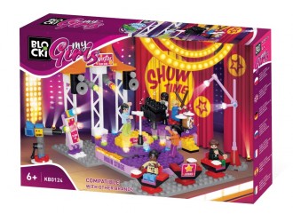 Set de constructie Scena Blocki MyGirls Talent Show
