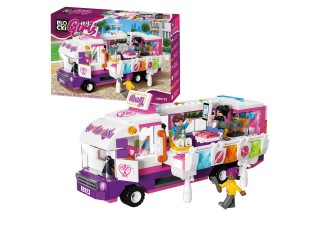 Set de constructie Salon de frumusete Blocki MyGirls Mobile beauty salon
