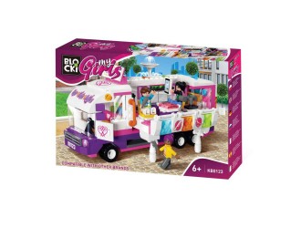 Set de constructie Salon de frumusete Blocki MyGirls Mobile beauty salon