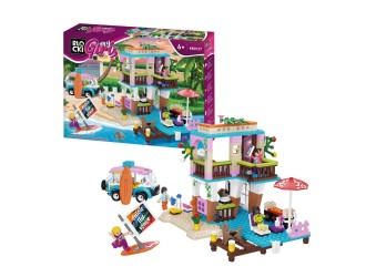 Set de constructie Casa pe plaja Blocki MyGirls Beach house