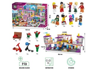 Set de constructie Centru Comercial Blocki MyGirls Shopping Centre