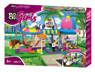 Set de constructie Cafenea Blocki MyGirls Friend's Cafe