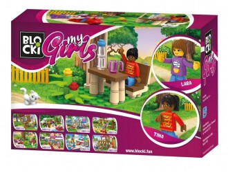 Set de constructie Picnic de vara Blocki MyGirls Summer Picnic