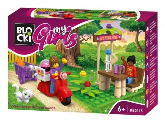 Set de constructie Picnic de vara Blocki MyGirls Summer Picnic