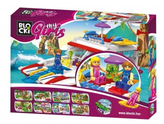 Set de constructie IaBlocki MyGirls Sea Adventure