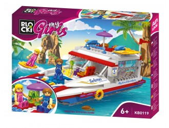 Set de constructie IaBlocki MyGirls Sea Adventure