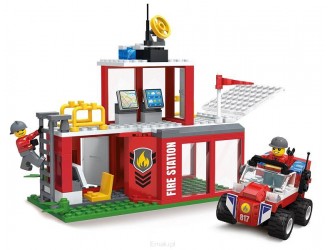 Set de constructie Statie de Pompieri 164 el. Blocki MyFireBrigade