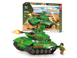 Set de constructie Tank 253 el. Blocki My Army