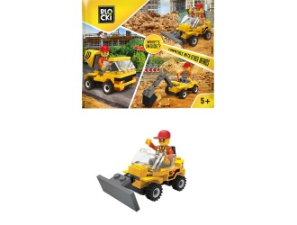 Pachet Set de constructie Buldozer Blocki My City