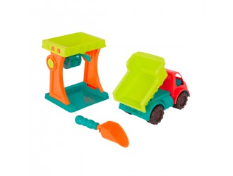 Set pentru nisip si apa Moara+Camion+Lopatica Battat