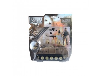 Set de joaca Elite Force M113 Armored Transporter (APC, figurina, accesorii)