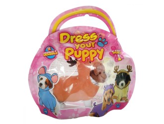 Jucarie stretch Catel costumat Dress Your Puppy S2, Border Collie Cerb
