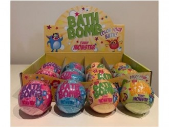 Bomba de baie colorata 100gr Funny Monsters diverse culori si arome