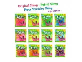 Slime in pachet zip 45g Slimy in asortiment 3 tipuri /4 culori