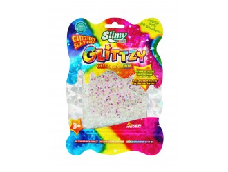 Slime cu sclipici in pachet Slimy Glittzy 90g in asortiment 12 tipuri