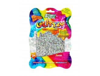 Slime cu sclipici in pachet Slimy Glittzy 90g in asortiment 12 tipuri