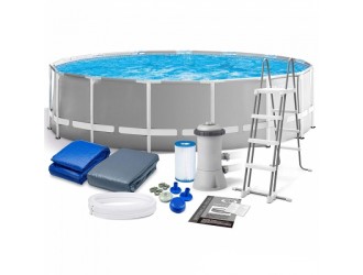 Piscina PRISM FRAME PREMIUM 457x122cm, 16805L, cadru metalic, INTEX