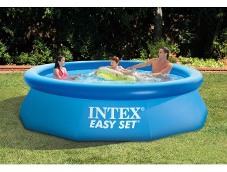 Piscina gonflabila Intex Easy Set, cu pompa de filtrare inclusa