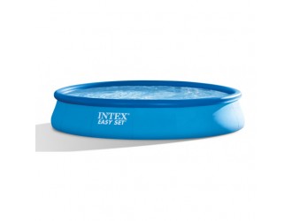 Piscina gonflabila Intex Easy Set, 457 x 84 cm, pompa filtrare si scara incluse, volum 9.792 litri