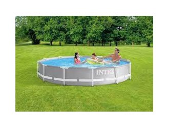 Piscina cu cadru metalic Intex Prism Frame, structura otel galvanizat