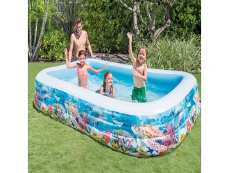 Piscina gonflabila pentru copii „Recif tropical” 305х183х56 cm, 1050 L, 6+, INTEX