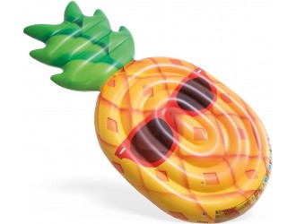 Saltea gonflabila gigant Intex "Ananas", Design Exotic si Fotogenic, 216 x 107 x 23 cm, max. 100 kg