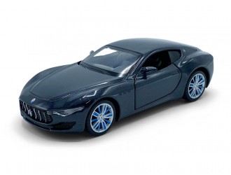 Macheta auto Maserati Alfieri, 1:32, Black, directie activa roti fata, suspensii, lumini si sunet