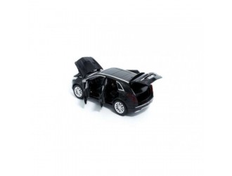 Macheta auto Cadillac XT5, 1:32, Black directie activa roti fata, suspensii, lumini si sunet