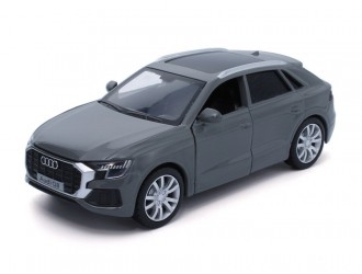 Macheta auto Audi Q8, 1:36, Grey Mecanism pull-back, sincron