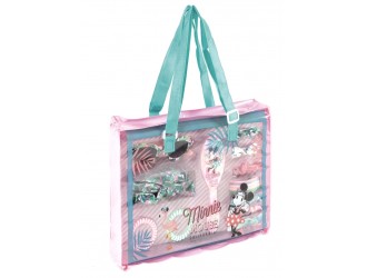 Set cu diverse accesorii pentru fetite in gentuta 18 buc. Minnie